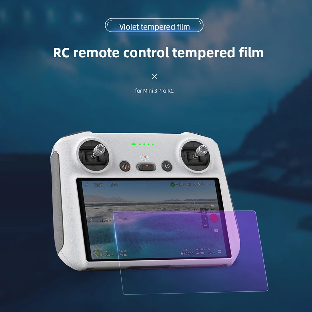 Pelindung Layar Tempered Glass 9H HD Anti Pecah / Sidik Jari Untuk DJI Mini 3 Pro