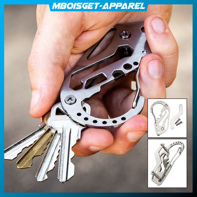 Jual Mboisget Edc Outdoor Equipment Multifunction Quickdraw Key