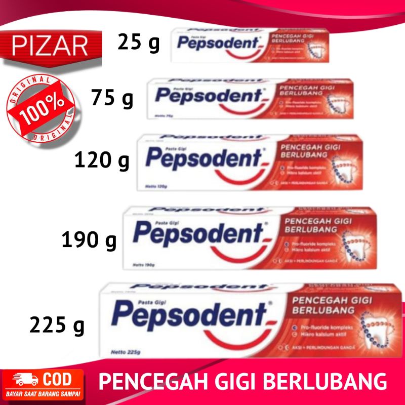 Pepsodent Pasta Gigi ( All varian ukuran)