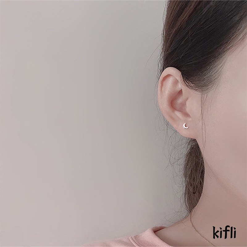 Fashion Korea Anting,Bulan Hypoallergenic,Untuk Wanita Perhiasan,Manis Menyegarkan 2021