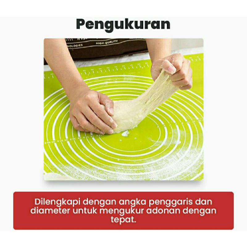 Alas adonan kue 70x50 loyang paket dekorasi kue silmat spuit wilton nastar acuan cetakan edible 1M