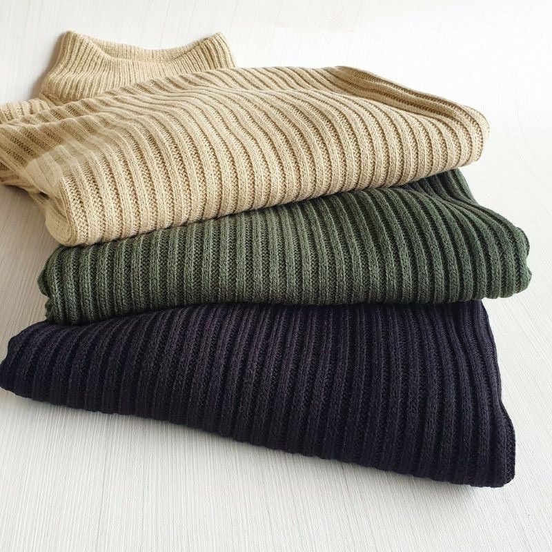 Bayoneta Sweater Balon Knit Turtleneck / Atasan Rajut Wanita