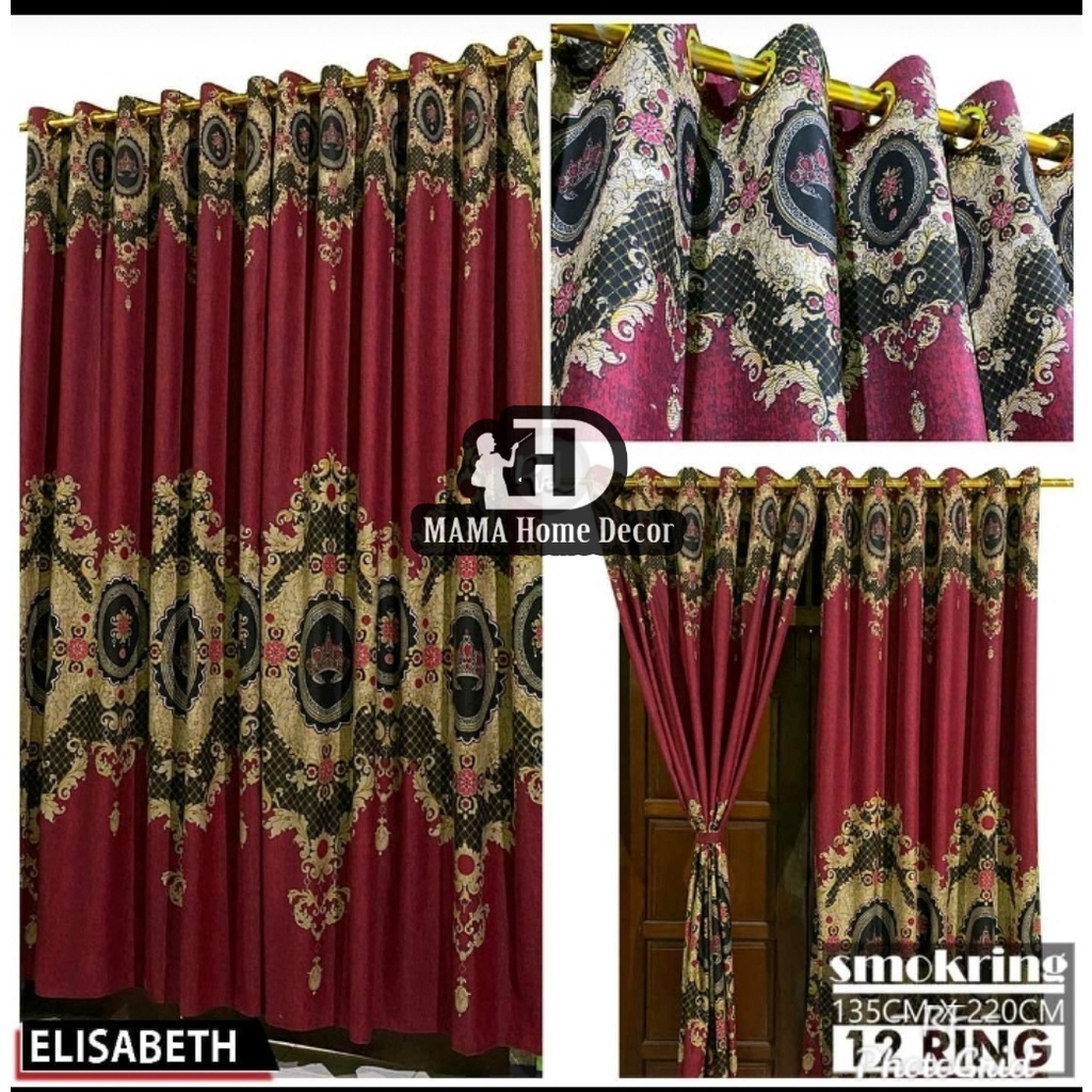 GORDEN JENDELA GORDENG PINTU HORDENG MINIMALIS HORDEN MOTIF BUNGA KOTAK