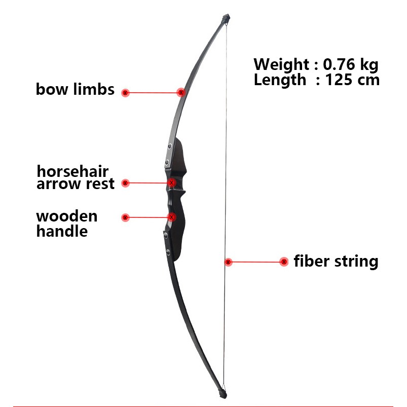 Busur Panah Powerful Recurve Archery Bow 40 LBS - 36215