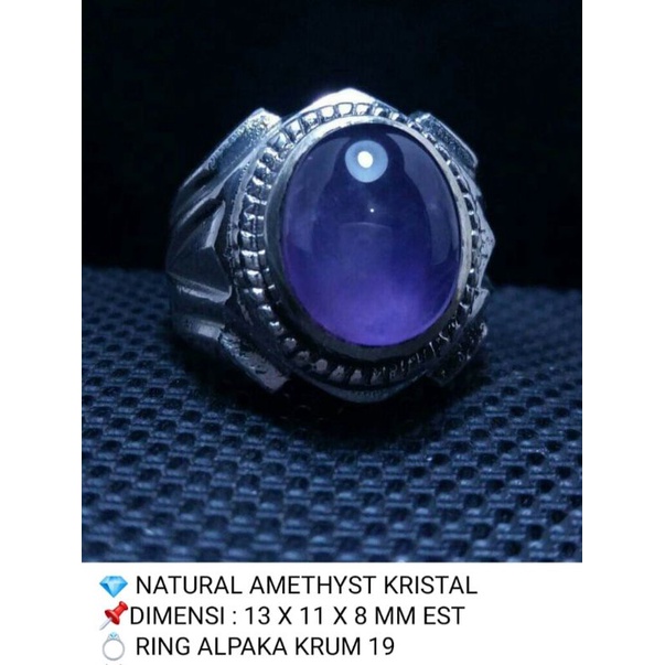 BATU AKIK NATURAL AMETHYST KRISTAL