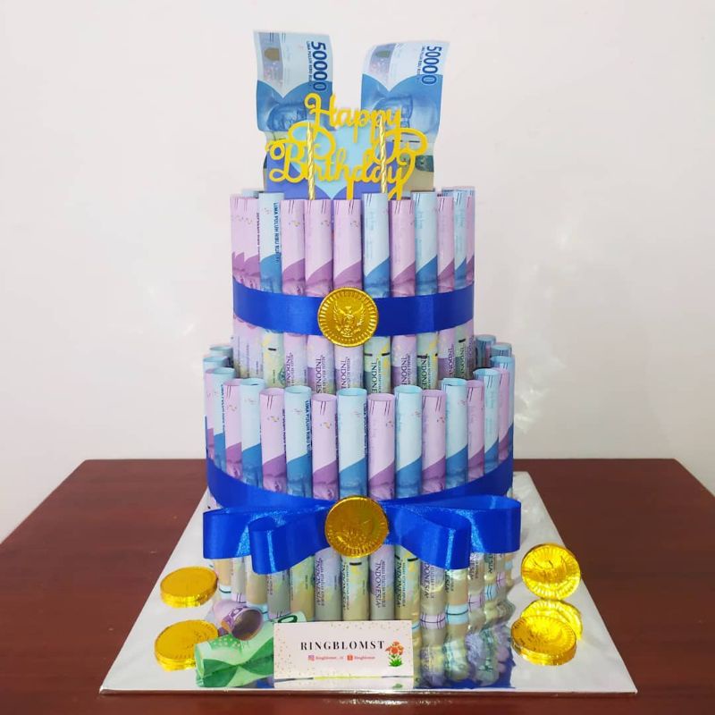 Kue Ulang Tahun / Birthday Cake / Money Cake/ Money Cake murah / birthday gift cake / Mahar / kue ul