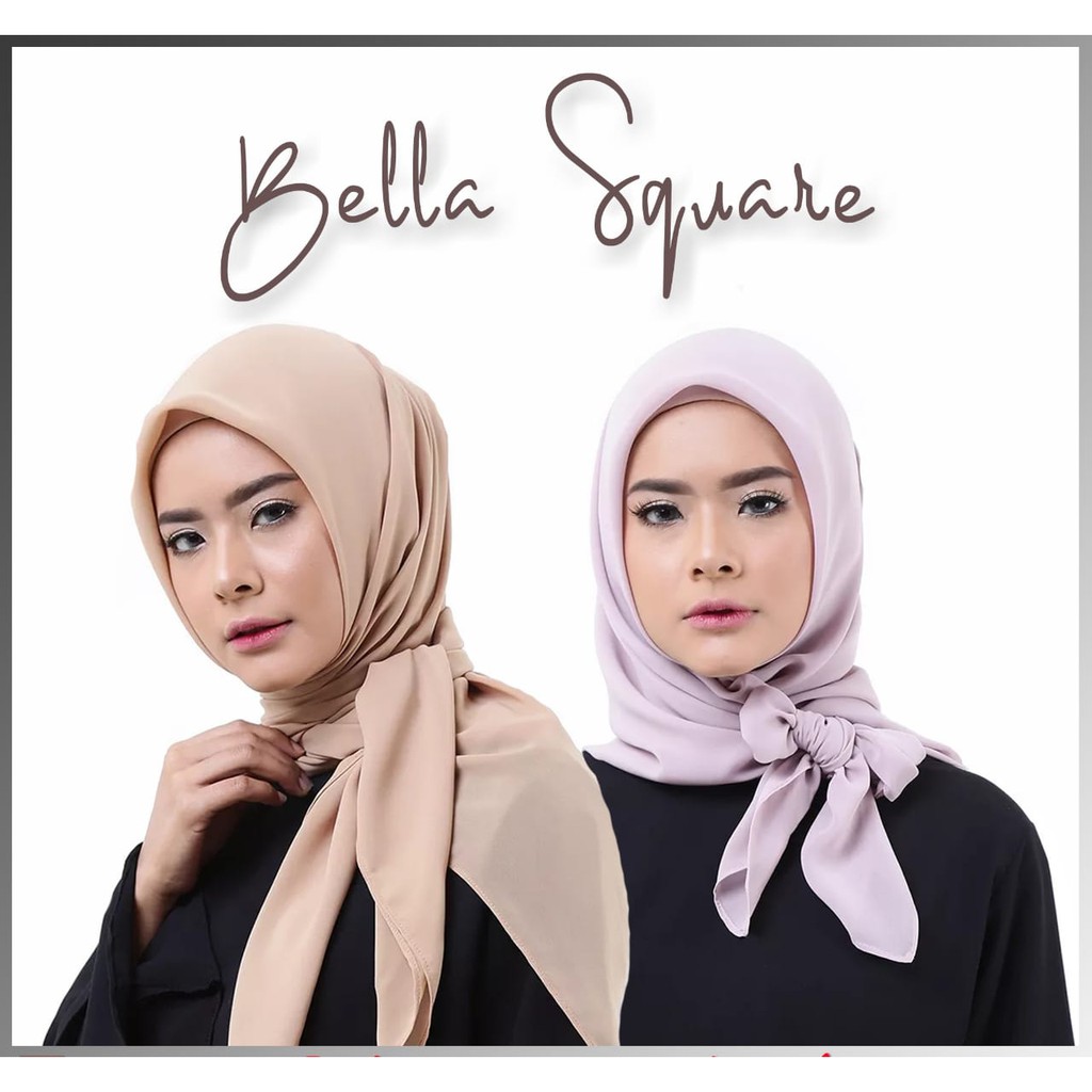  Part 2 Bella Square Daily Hijab Jilbab  Polycotton 