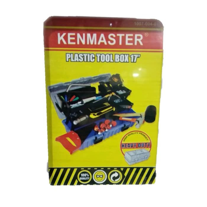 Kenmaster Tool Box 17&quot; Heavy Duty 17inch - toolbox 17 inch 2 susun