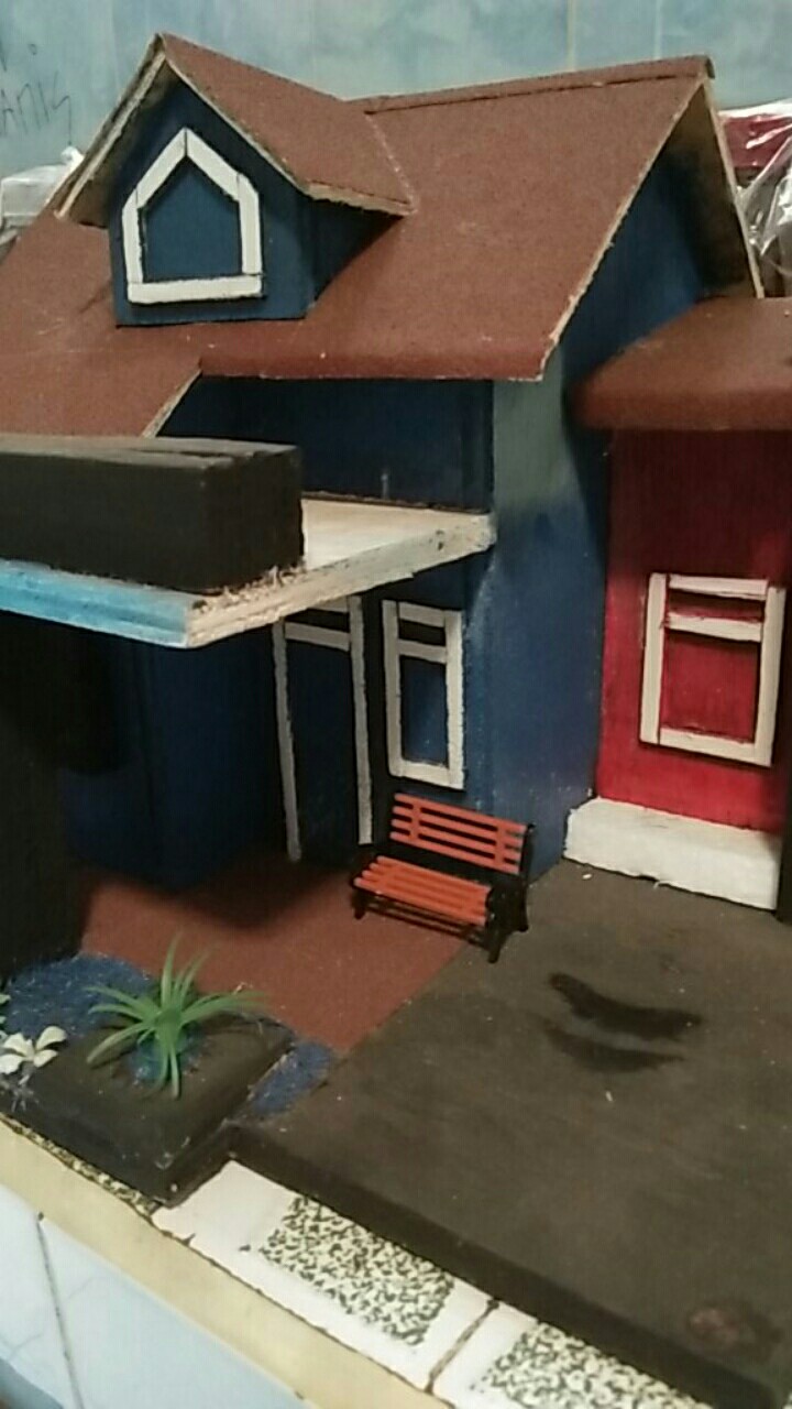 [bayar Di Tempat]gregorio Mini Ornament Miniatur Bangku Taman Kerajinan Diy House Decor Model Bangku