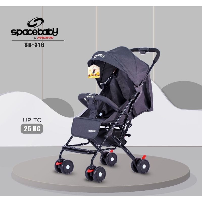 Stroller Spacebaby SB 315 &amp; SB 316 Kereta Dorong Bayi Space Baby SB 315 &amp; SB 316 Baby New Born - 4 Tahun