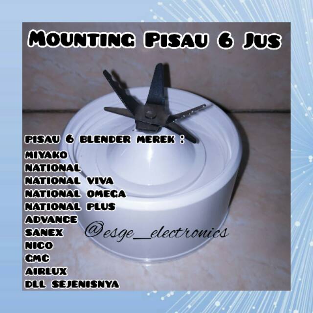 PISAU JUS BLENDER MATA 6 PISAU 6 BLENDER MIYAKO NATIONAL PISO BLENDER JUS MOUNTING MANGKOK PISAU JUS BLENDER MURAH TAJAM MOUNTING PISAU CHOPPER COPER BELENDER JUS PISAU MATA 4 PISAU MODEL GIGI KARET GIGI PLASTIK PISAU JUALAN PISAU SERBAGUNA PISAU BLENDER