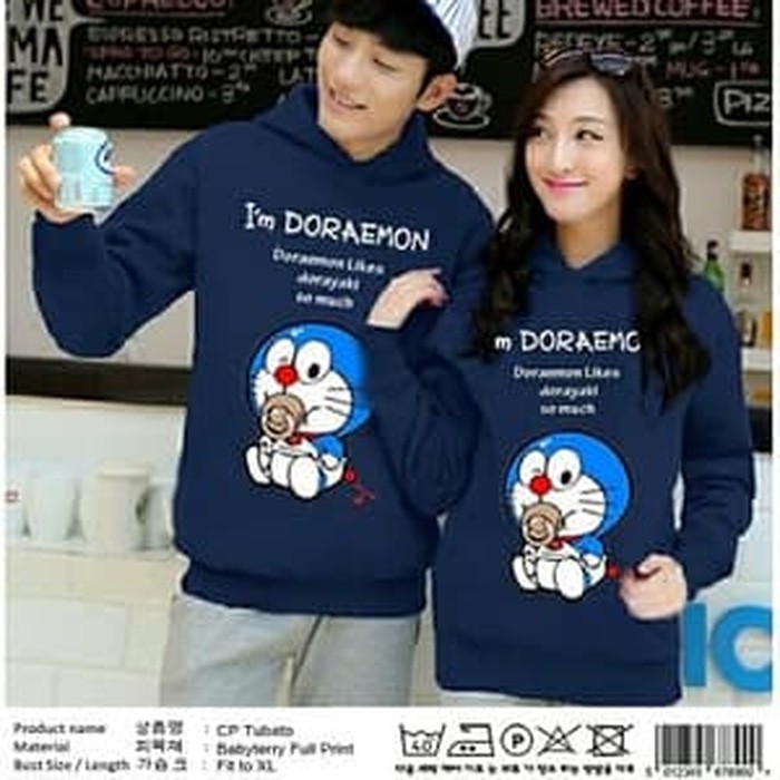 Promo Sale Kaos Couple Doraemon Stand By Me Lengan Panjang Baju Pasangan Promo Termurah Shopee Indonesia