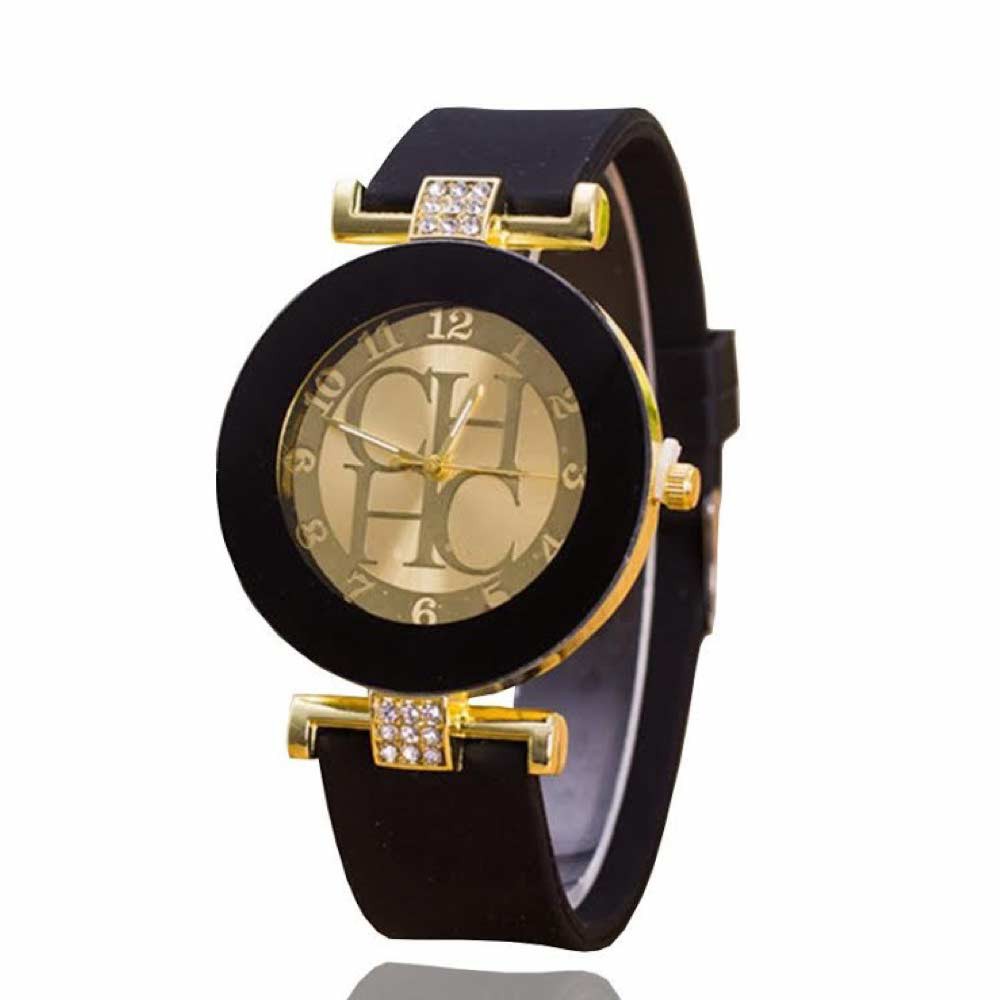 CHHC Diamond - Jam Tangan Analog Wanita - Strap Rubber ( Group )