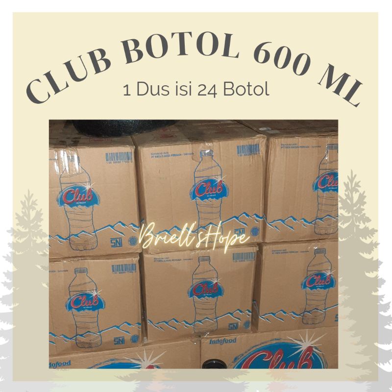 

GO Club Botol 600 mL Isi 24 Botol 1 Dus GRAB ONLY