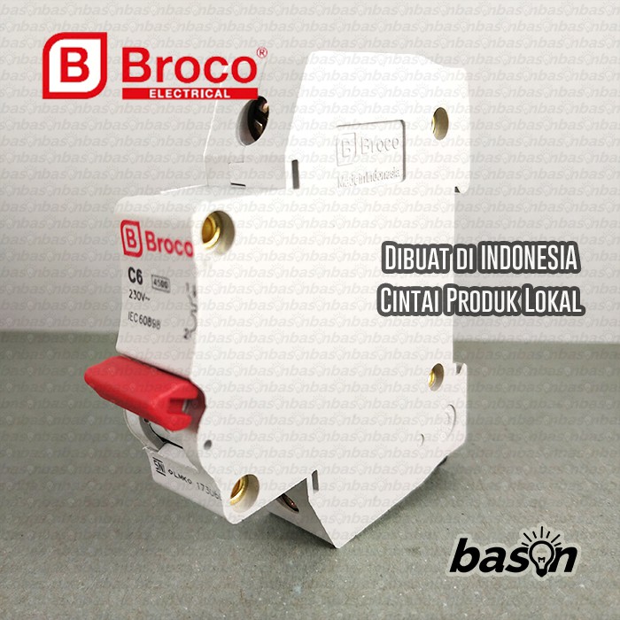 BROCO MCB 6A - 1P 17306C