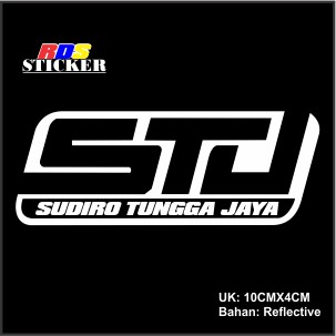 Sticker Stiker Bus Bis Sudiro Tungga Jaya STJ