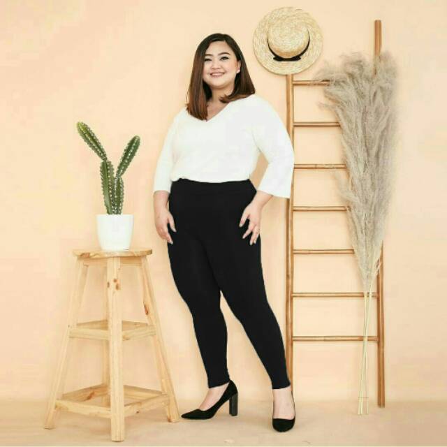 Lookatmeofficial • Legging Big Size Import | Legging Super Jumbo | Legging Jumbo Polos | Legging Ukuran XXXXL