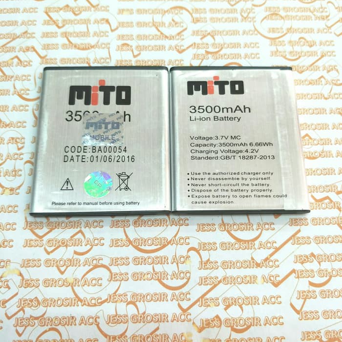 Baterai Battery Double Power MITO BA-00054 BA00054 A150 FANTASY POCKET