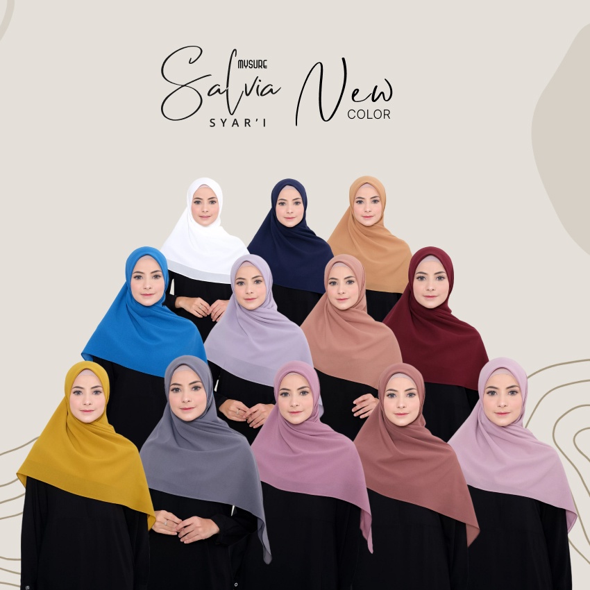 Mysure Salvia Square Syar'i Hijab