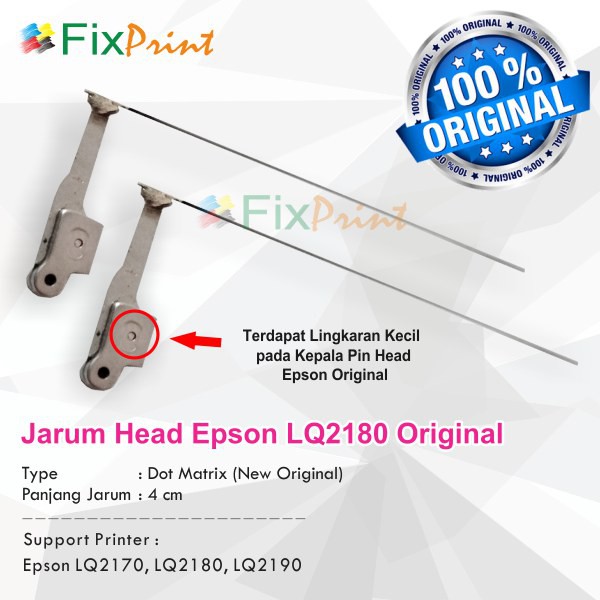 PIN / Jarum Head New Epson LQ2180 LQ2170 LQ2190