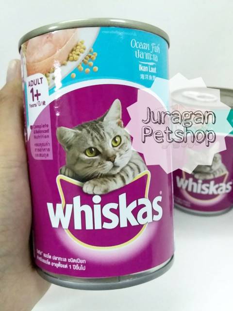 Whiskas KALENG Adult 400gr|Tuna/OceanFish|Makanan Basah Kucing|Whiskas Murah