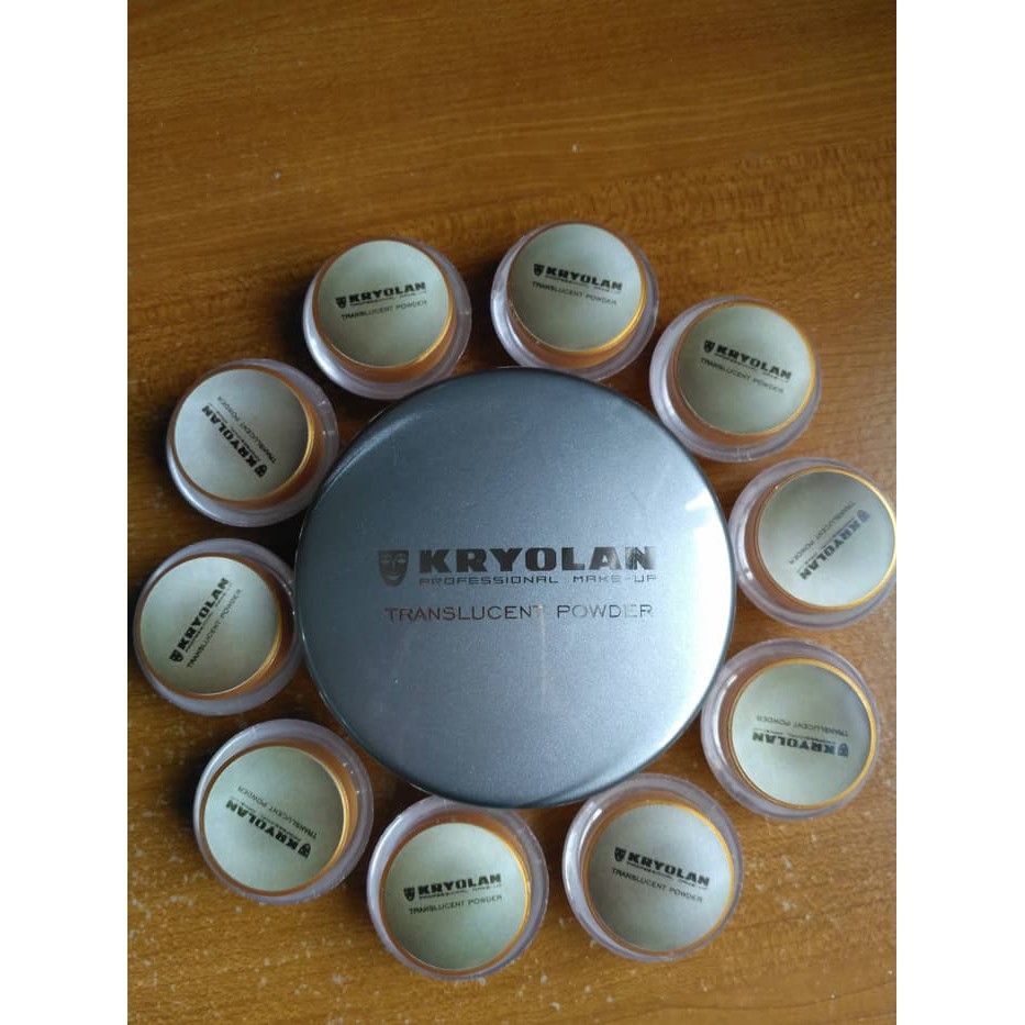 Kryolan Bedak Tabur Sample Size 9Gr Original - Ready Stock