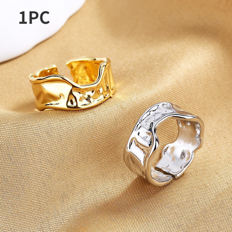 Cincin Model Terbuka Gaya Retro Hip Hop Untuk Pasangan