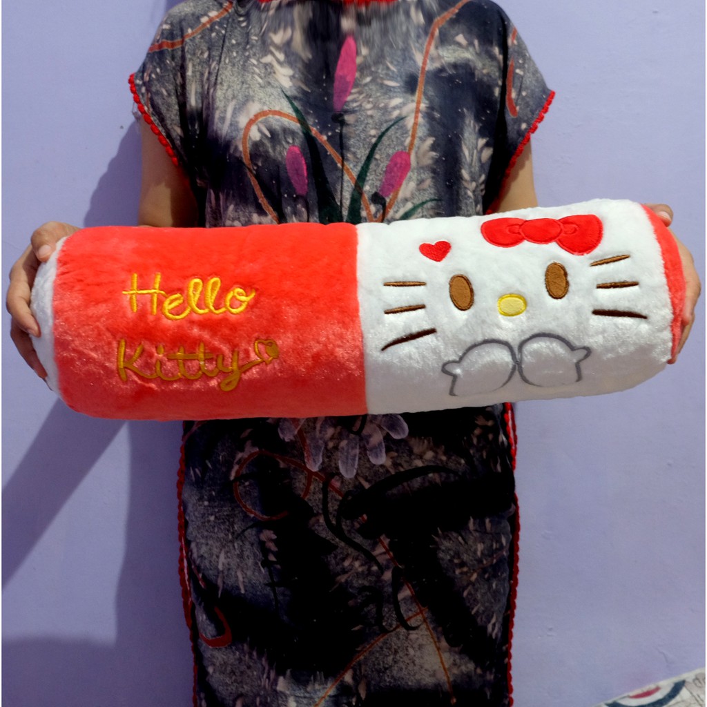 bantal guling boneka hello kitty impor 50cm bantal kepala kantor mobil kado