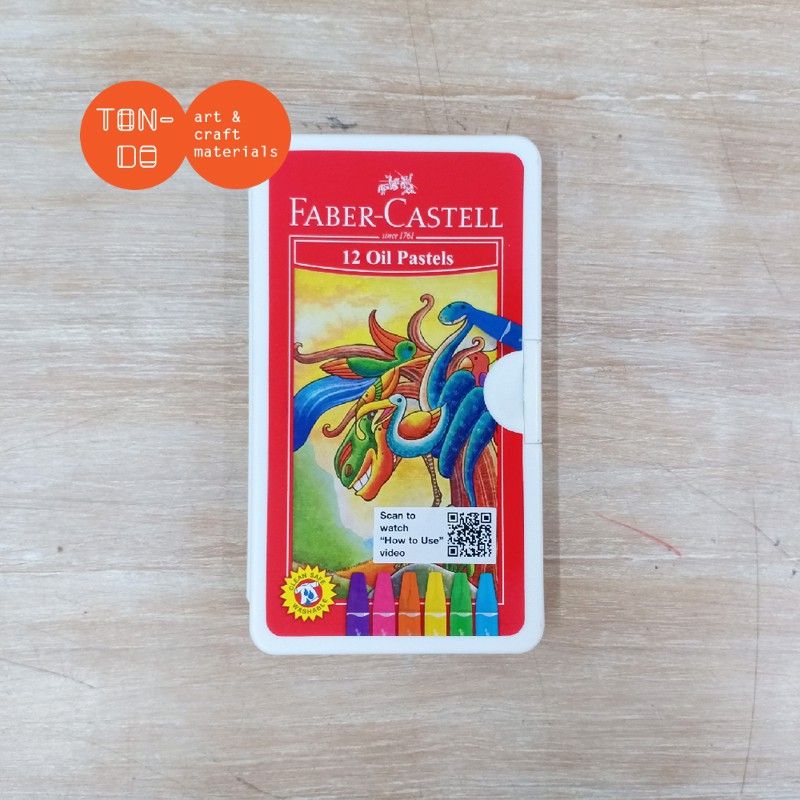 

FABER CASTELL OIL PASTEL 12 WARNA