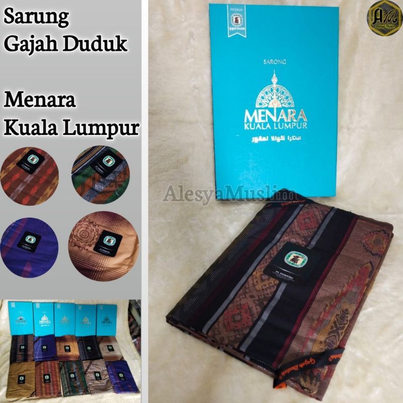 Sarung gajah duduk serumpun motif songket