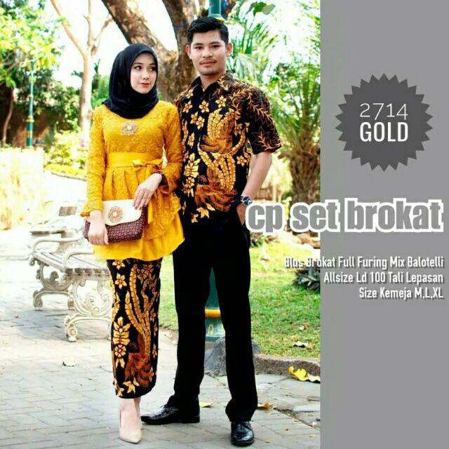 Maura Couple - Sania Ruffle Batik Couple Ori Ndoro Jowi Garansi Termurah Shopee -  Batik Modern Solo