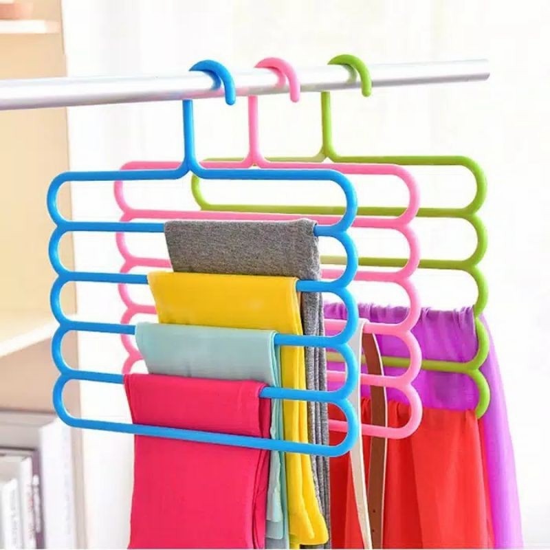 Mega_1688 Gantungan jilbab / Hanger jilbab kerudung syal baju 5in1 multifungsi serbaguna 947