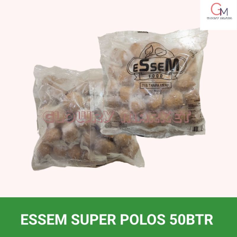 

ESSEM BAKSO SAPI SUPER POLOS ISI 50BTR BASO SAPI POLOS