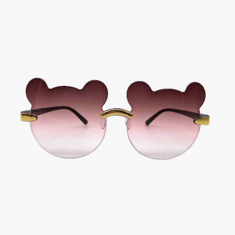 (YUZHU) COD kacamata hitam anak-anak bear shape kacamata hitam korea gaya sunglasses