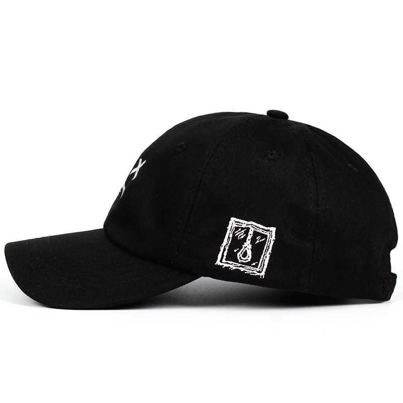 GS8 Topi Baseball Snapback Marshmello Sad VORON Hitam