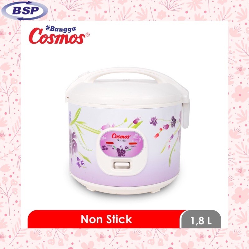 Rice Cooker Cosmos CRJ-323s / Magic Com 1.8L / Penanak Nasi Cosmos Low Watt CRJ323s