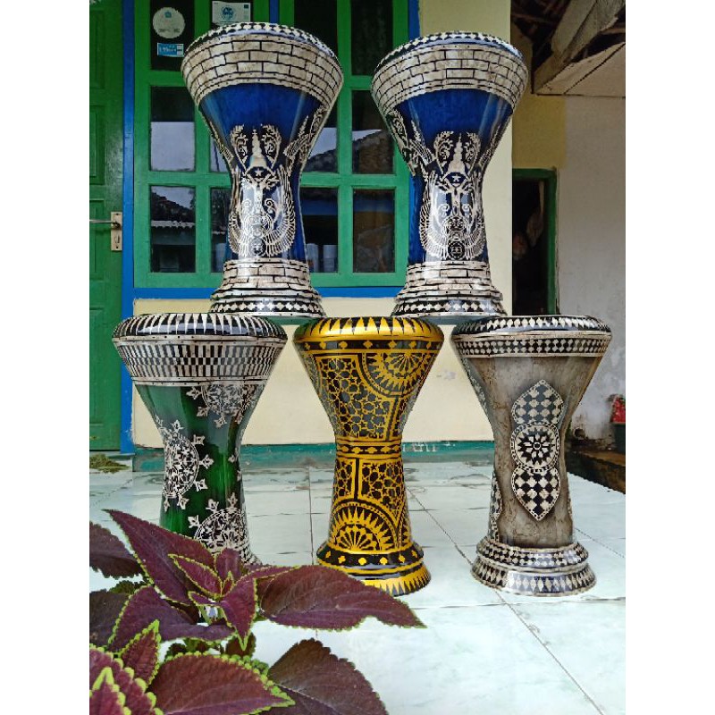 DARBUKA GIEF 9IN ALUMINIUM COR FULSET