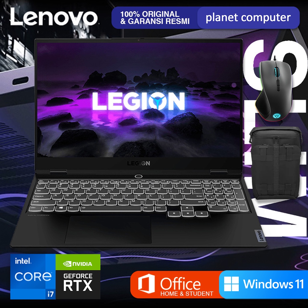 LENOVO LEGION S7 16&quot; WQXGA 165HZ I9-12900H 24GB RTX3070 1TBSSD Win+OHS