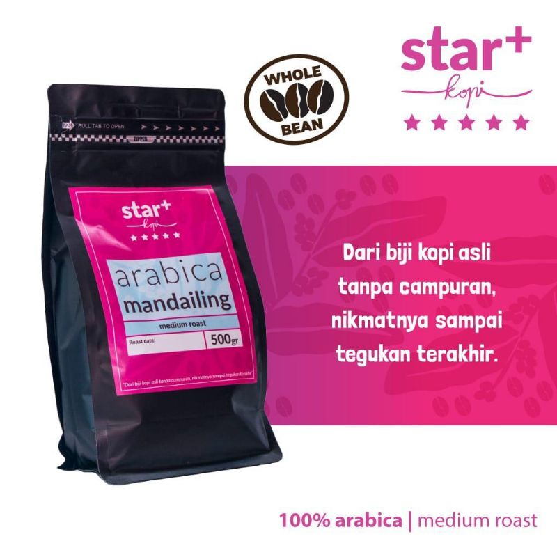 

Star Kopi Arabica Mandailing 500 gram