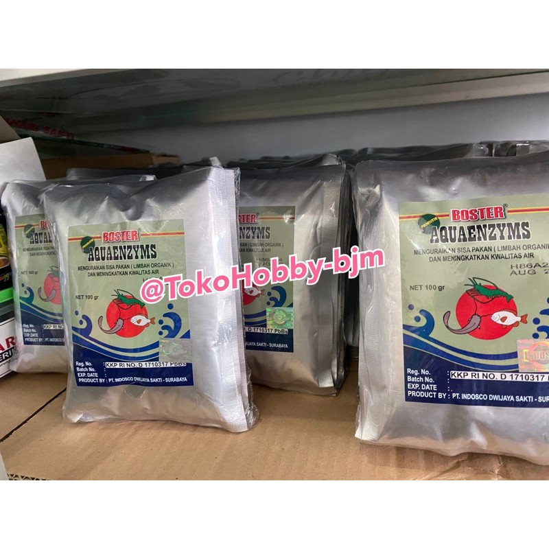 Boster aquaenzyms ISI 5 PCS aquaenzym probiotik ikan / vitamin obat ikan udang