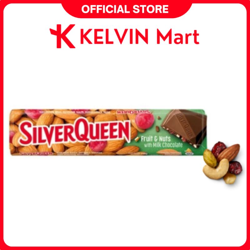 

Silverqueen Chocolate Fruit dan Nut Pck 58g | KELVIN Mart