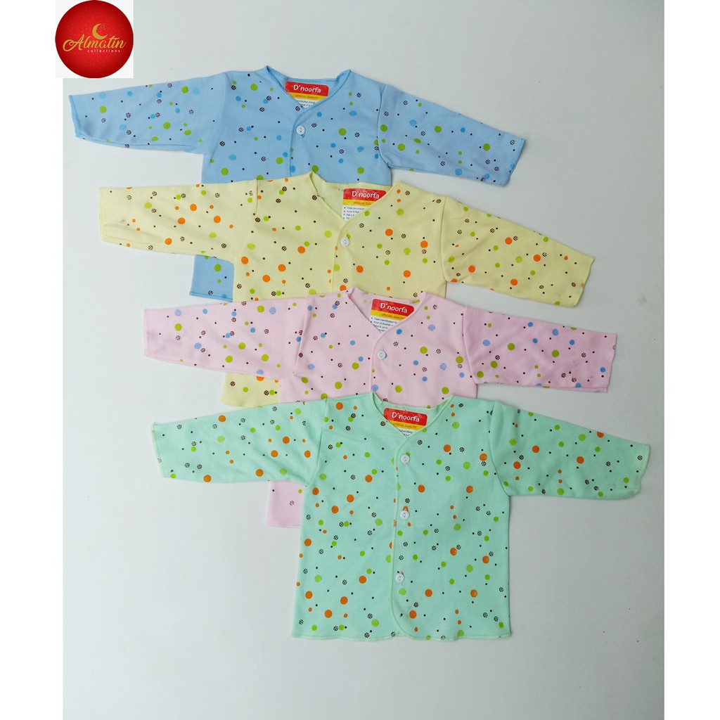 Baju Bayi Tangan Panjang ( Isi 3 Pcs ) / Baju Bayi Panjang Newborn