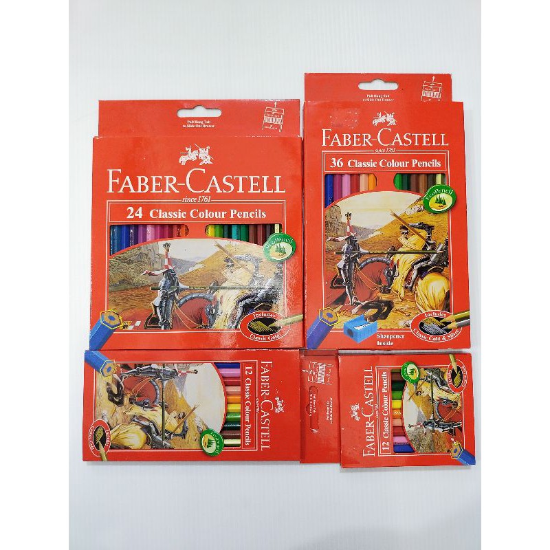 

Pensil Warna Faber Castell Original Classic Colour Pensil warna Faber Castle Pensil Warna 12, 24, 36