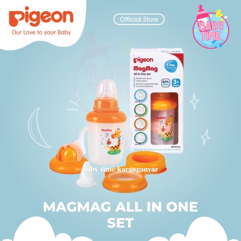 Pigeon mag mag 4 in 1 / botol sedotan pigeon