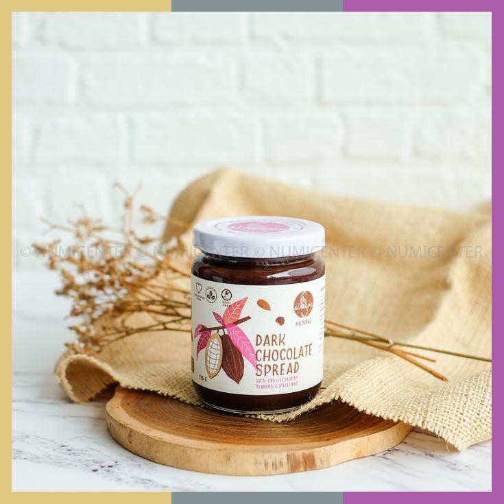 

Dark Chocolate Spread Almond Hazelnut Selai Cokelat Vegan Sincere