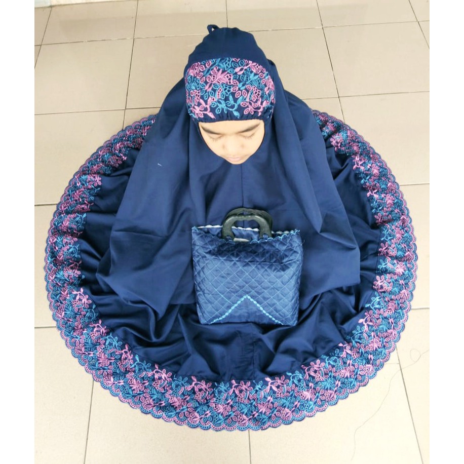 REALPICT/MUKENA DEWASA MUKENA KHADIZAH RENDA WARNA