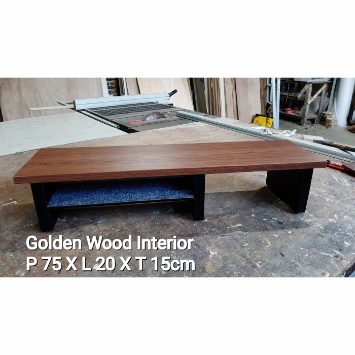 Meja Monitor komputer. Meja LaptopLesehan . P75cm HPL FULL