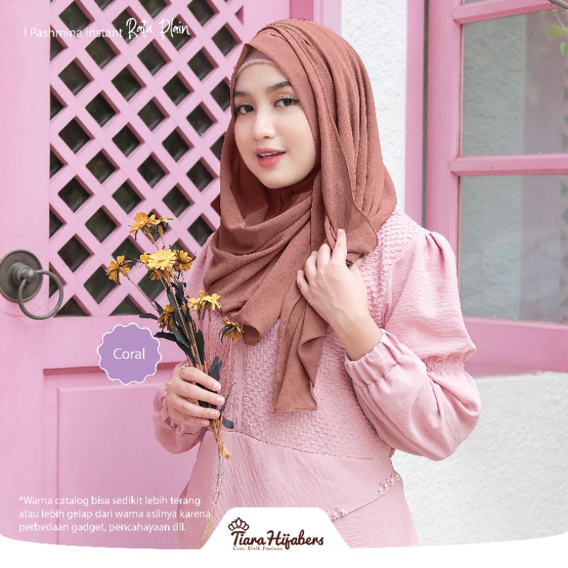 Jilbab Instan // PHRP // tiara Hijabers-CORAL