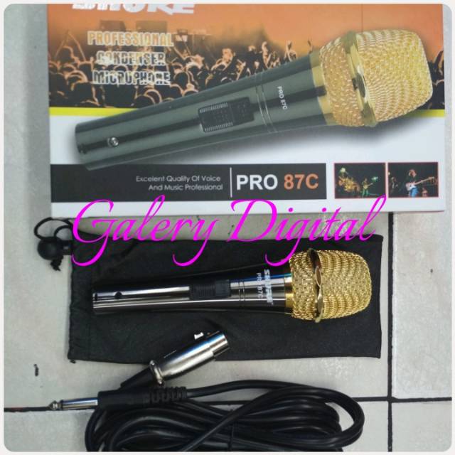 Mic kondensor shure pro 78C