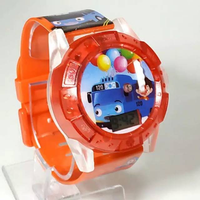 Jam Tangan Anak Laki laki musik proyektor Batrai musik/Batrai digital